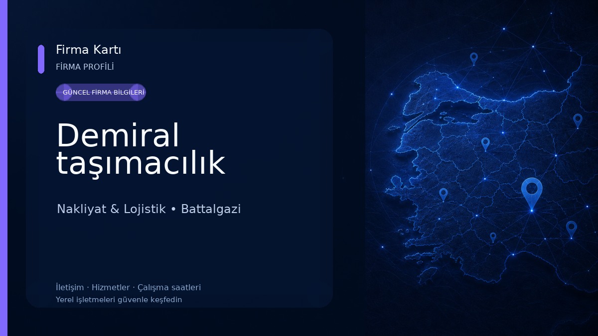 Demiral taşımacılık Nakliyat & Lojistik