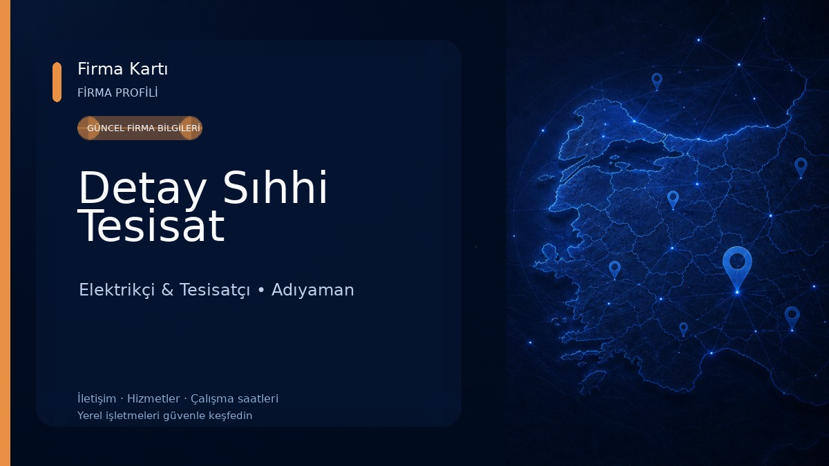Detay Sıhhi Tesisat