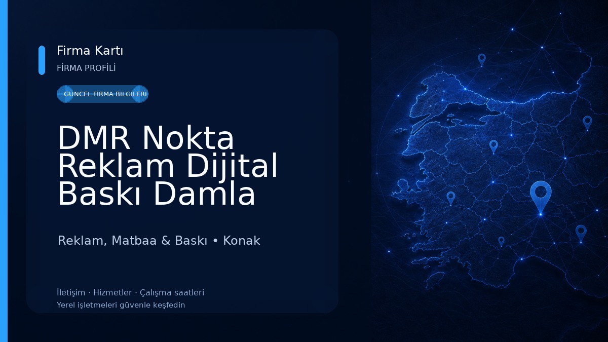 DMR Nokta Reklam Dijital Baskı Damla Etiket