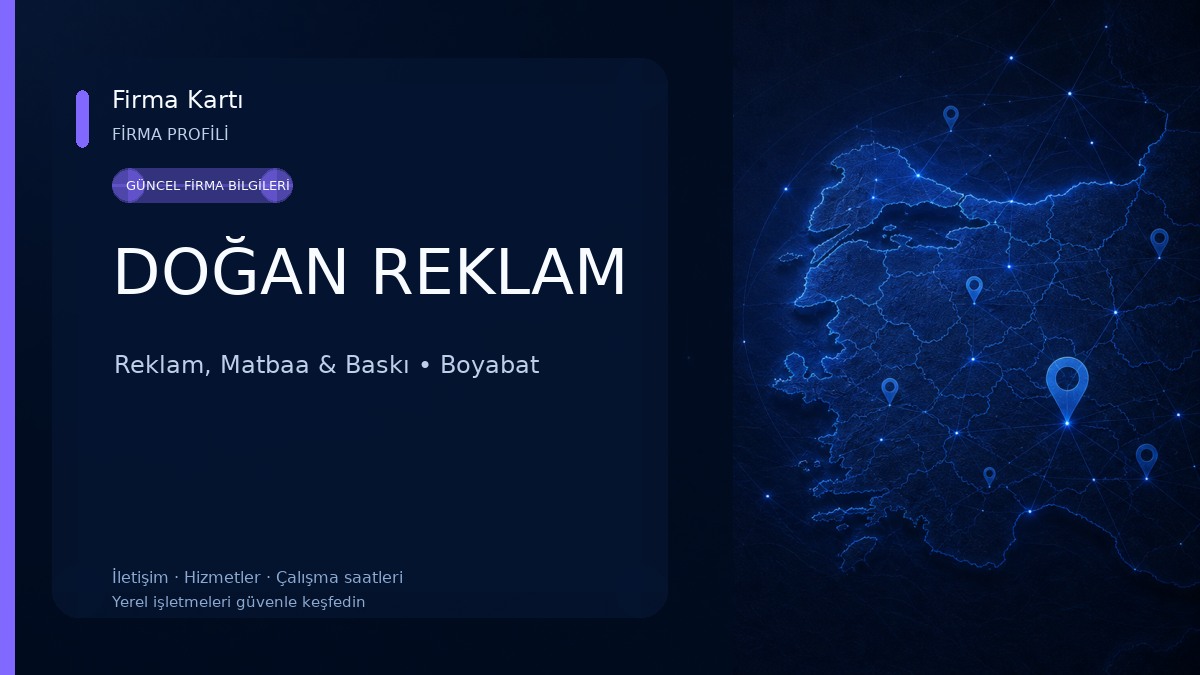 DOĞAN REKLAM Reklam, Matbaa & Baskı