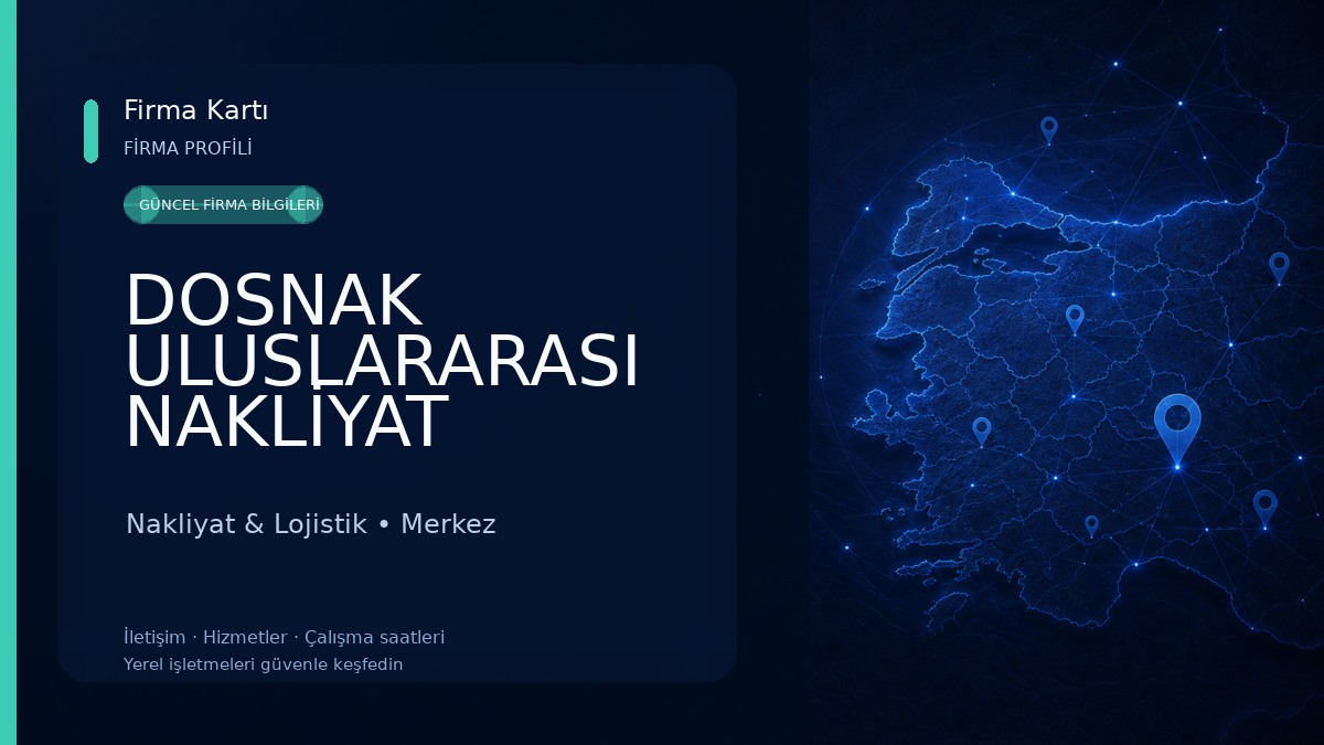 DOSNAK ULUSLARARASI NAKLİYAT