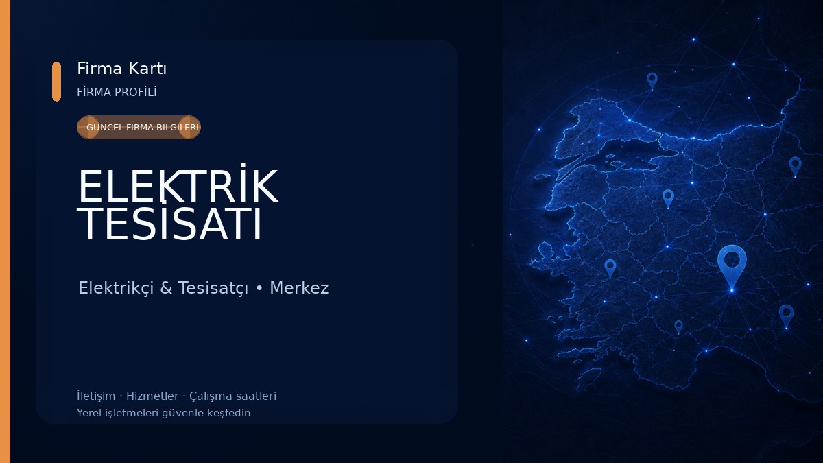 ELEKTRİK TESİSATI
