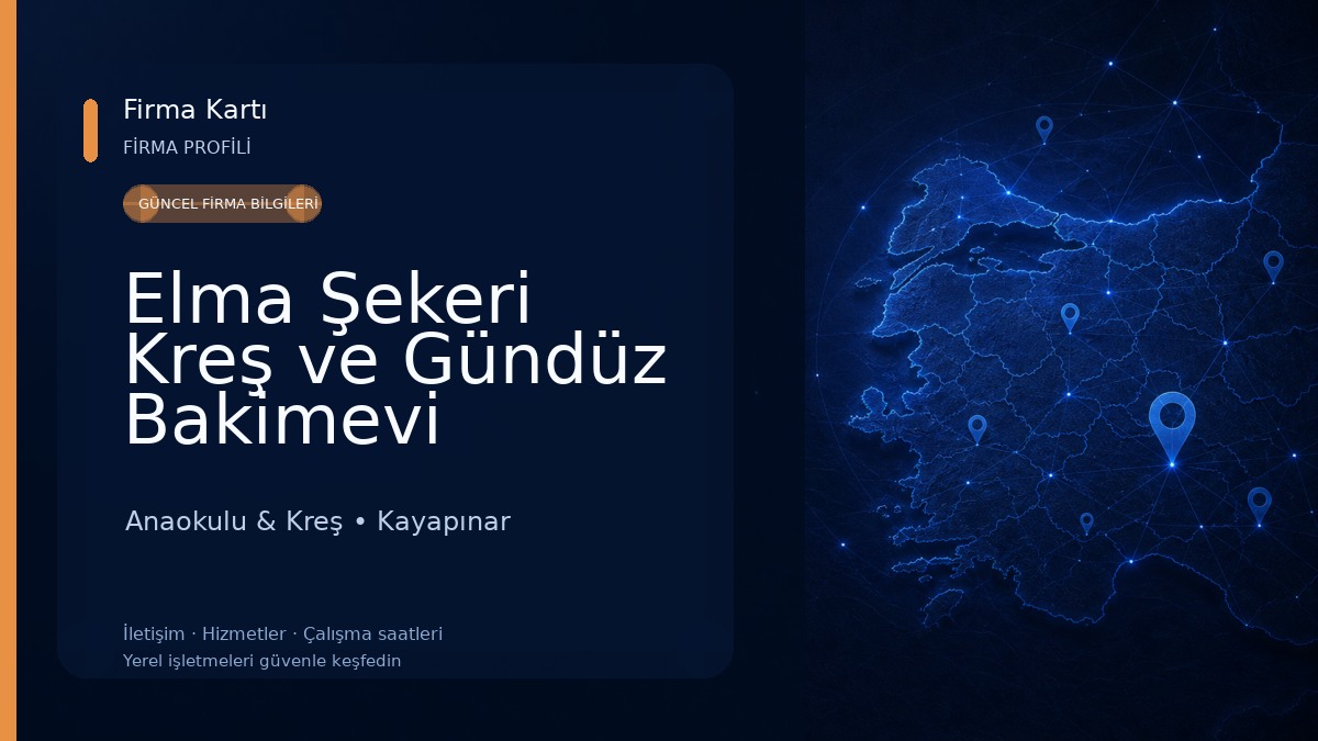 Elma Şekeri Kreş ve Gündüz Bakimevi Anaokulu & Kreş
