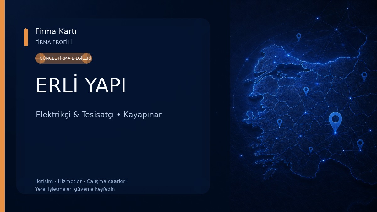 ERLİ YAPI Elektrikçi & Tesisatçı