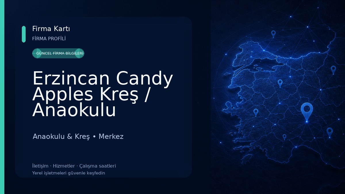 Erzincan Candy Apples Kreş / Anaokulu Anaokulu & Kreş