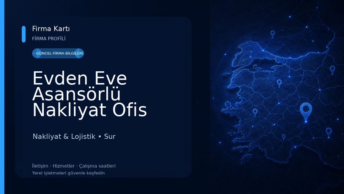 Evden Eve Asansörlü Nakliyat Ofis Taşıma Nakliyat & Lojistik