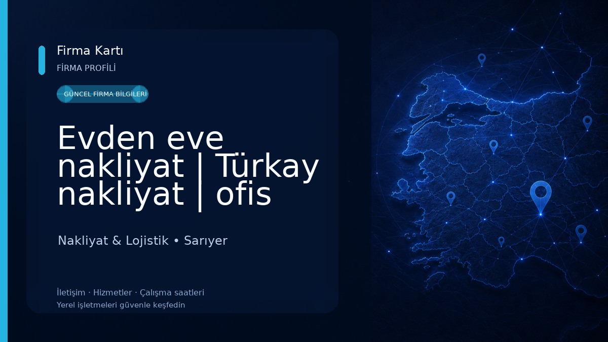 Evden eve nakliyat | Türkay nakliyat | ofis taşıma | eşya depolama | şehirler arası nakliyat | şehir içi nakliyat Nakliyat & Lojistik