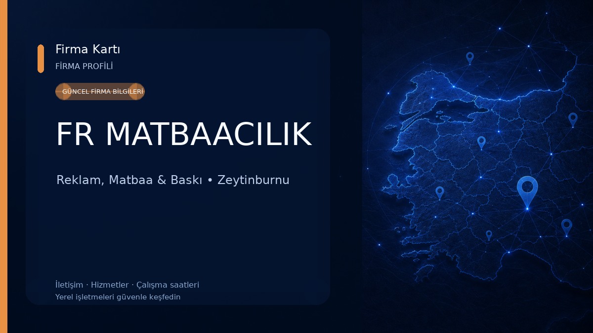 FR MATBAACILIK Reklam, Matbaa & Baskı