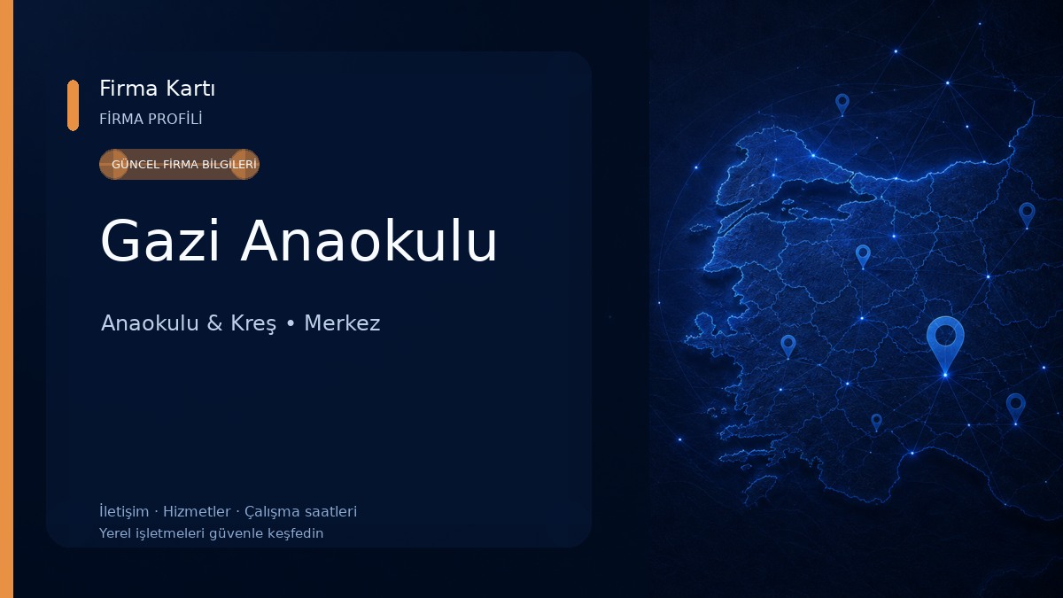 Gazi Anaokulu Anaokulu & Kreş
