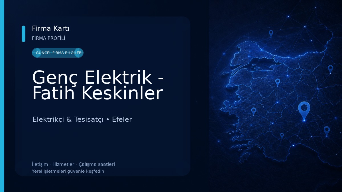 Genç Elektrik - Fatih Keskinler Elektrikçi & Tesisatçı