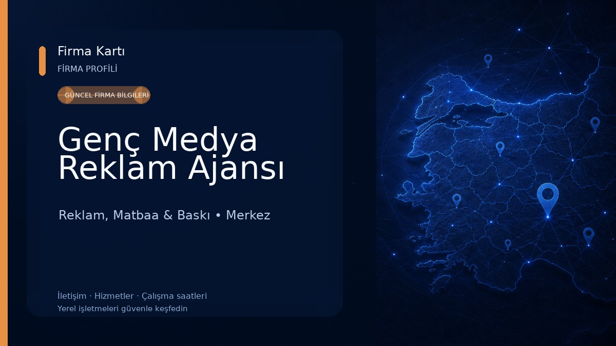 Genç Medya Reklam Ajansı Reklam, Matbaa & Baskı