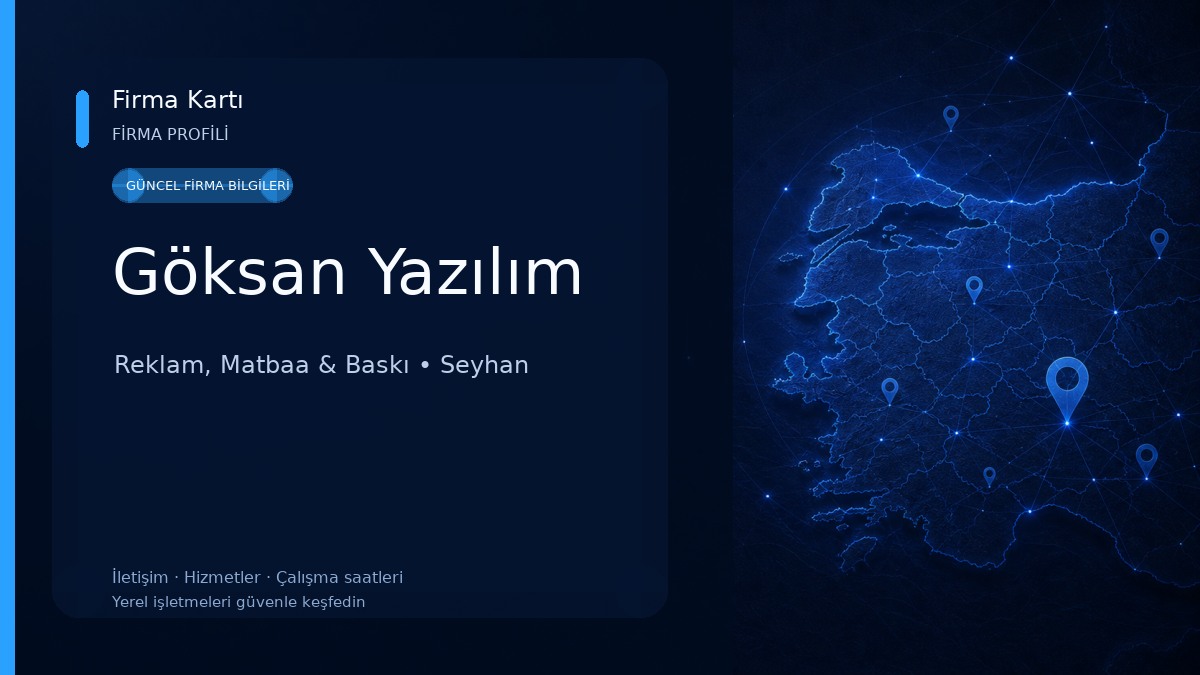 Göksan Yazılım Reklam, Matbaa & Baskı