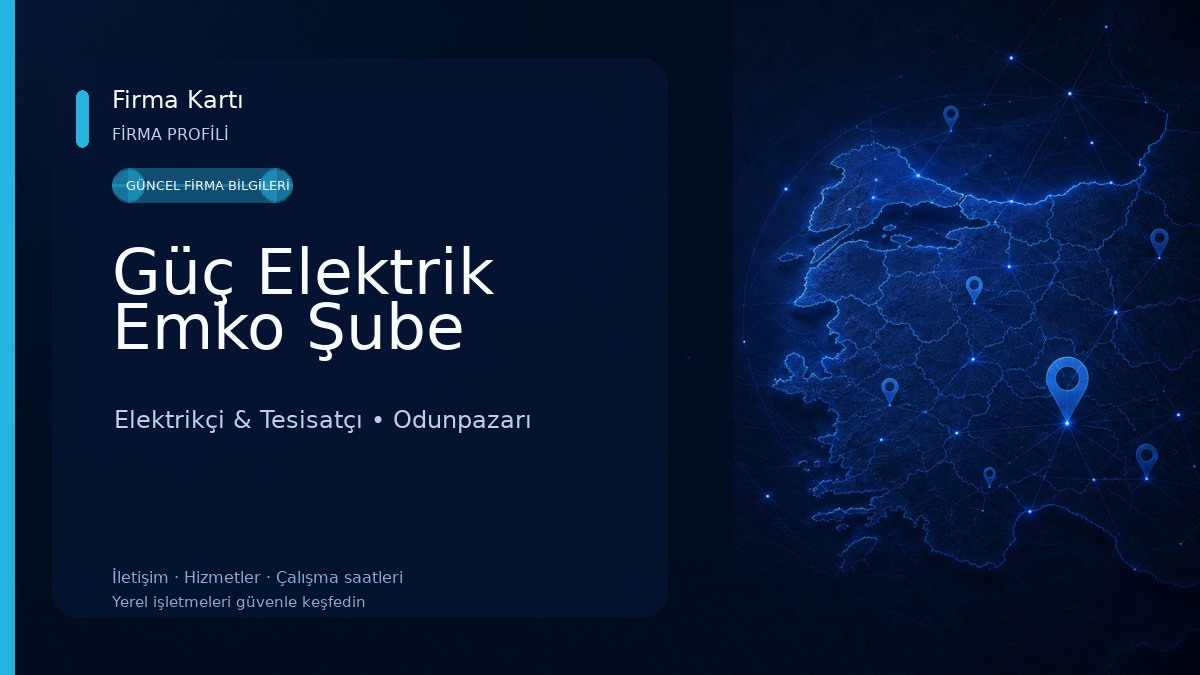 Güç Elektrik Emko Şube Elektrikçi & Tesisatçı