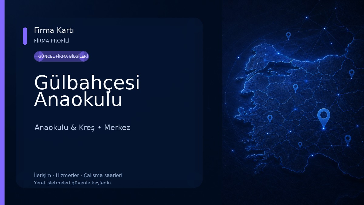 Gülbahçesi Anaokulu Anaokulu & Kreş