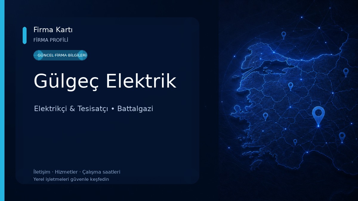 Gülgeç Elektrik Elektrikçi & Tesisatçı
