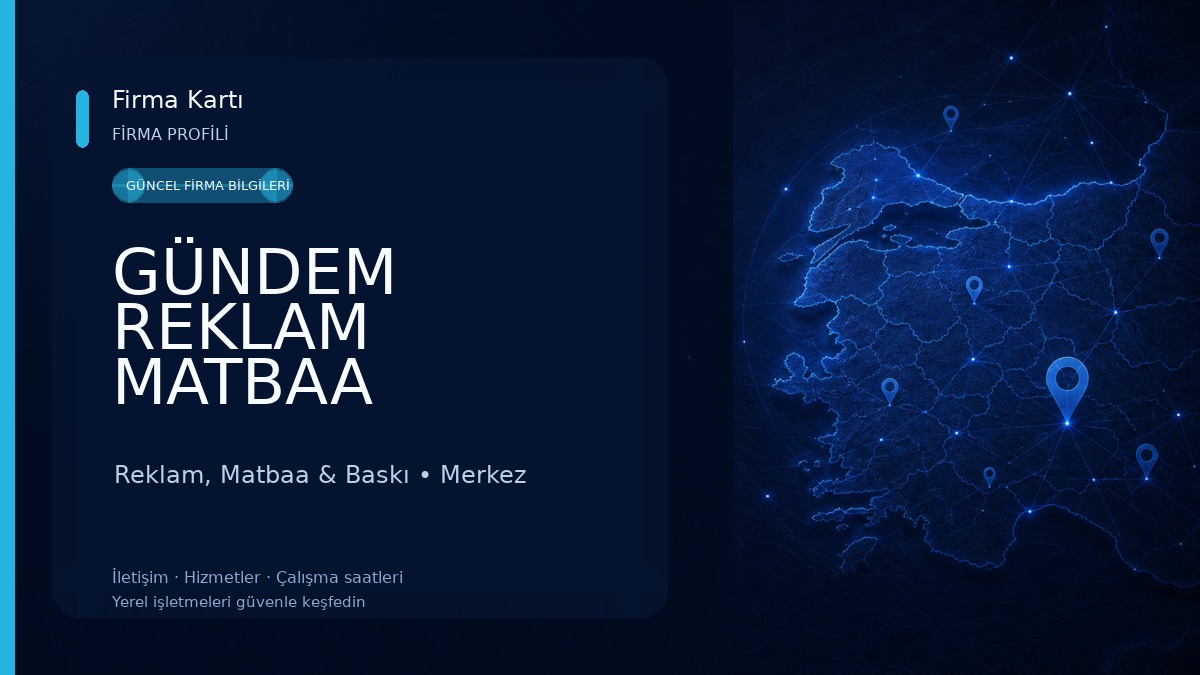 GÜNDEM REKLAM MATBAA