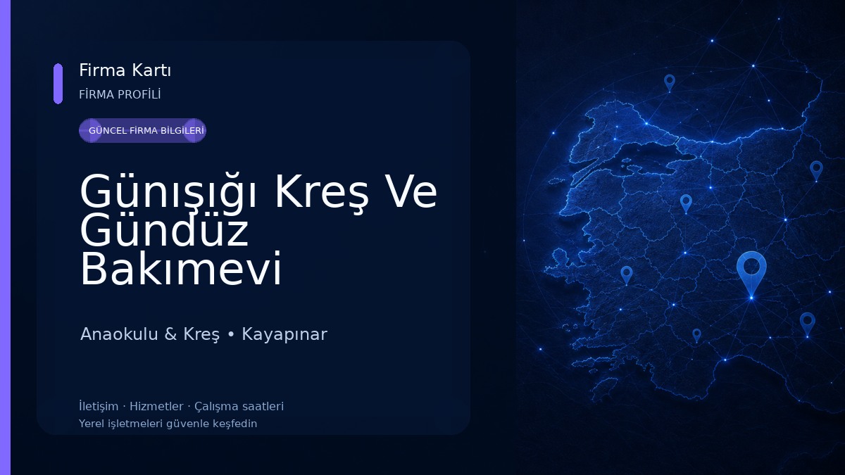 Günışığı Kreş Ve Gündüz Bakımevi Anaokulu & Kreş