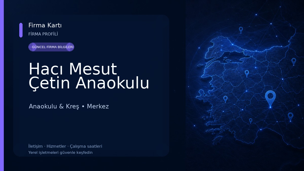 Hacı Mesut Çetin Anaokulu