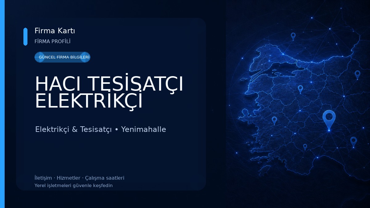 HACI TESİSATÇI ELEKTRİKÇİ Elektrikçi & Tesisatçı