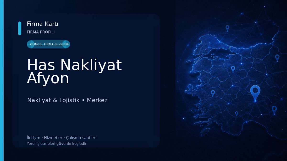 Has Nakliyat Afyon