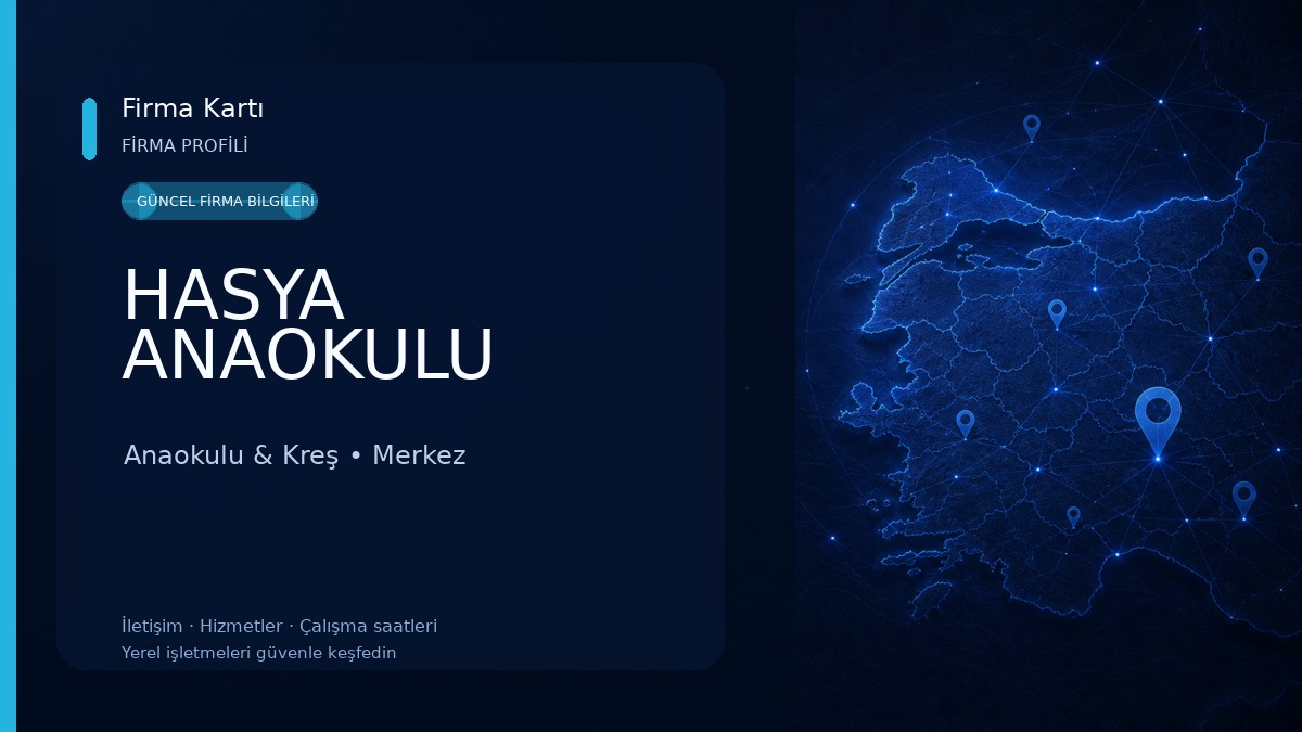 HASYA ANAOKULU Anaokulu & Kreş