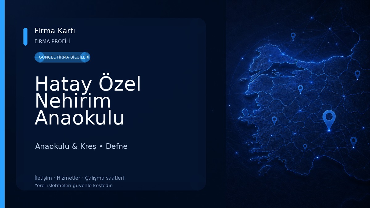 Hatay Özel Nehirim Anaokulu Anaokulu & Kreş