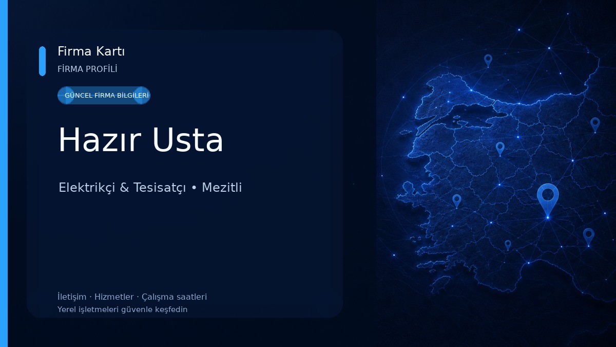 Hazır Usta Elektrikçi & Tesisatçı