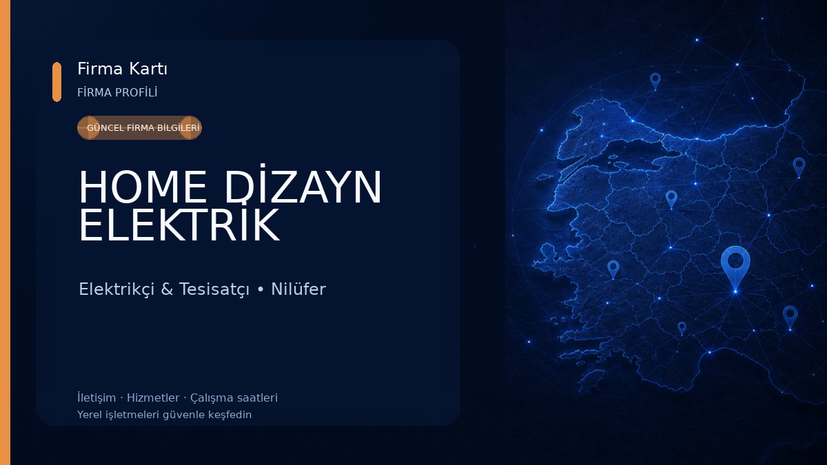 HOME DİZAYN ELEKTRİK Elektrikçi & Tesisatçı