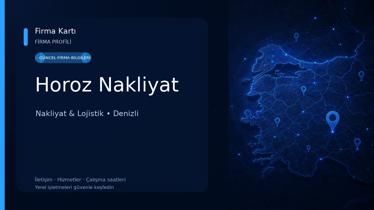 Horoz Nakliyat Nakliyat & Lojistik