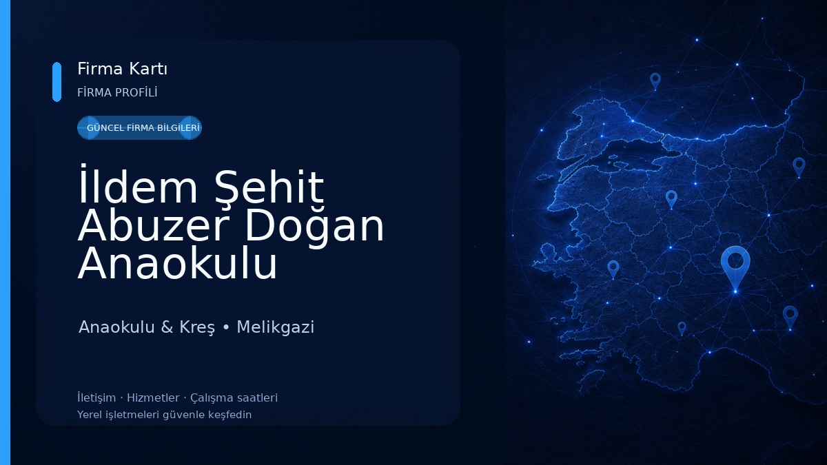 İldem Şehit Abuzer Doğan Anaokulu
