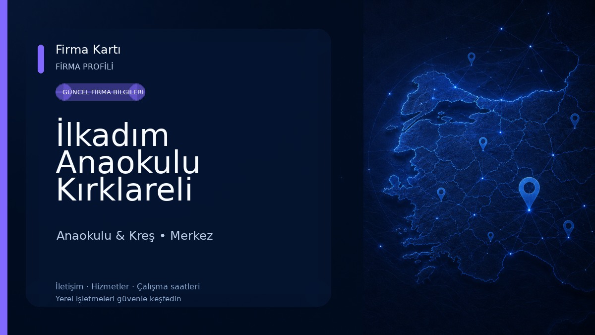 İlkadım Anaokulu Kırklareli Anaokulu & Kreş