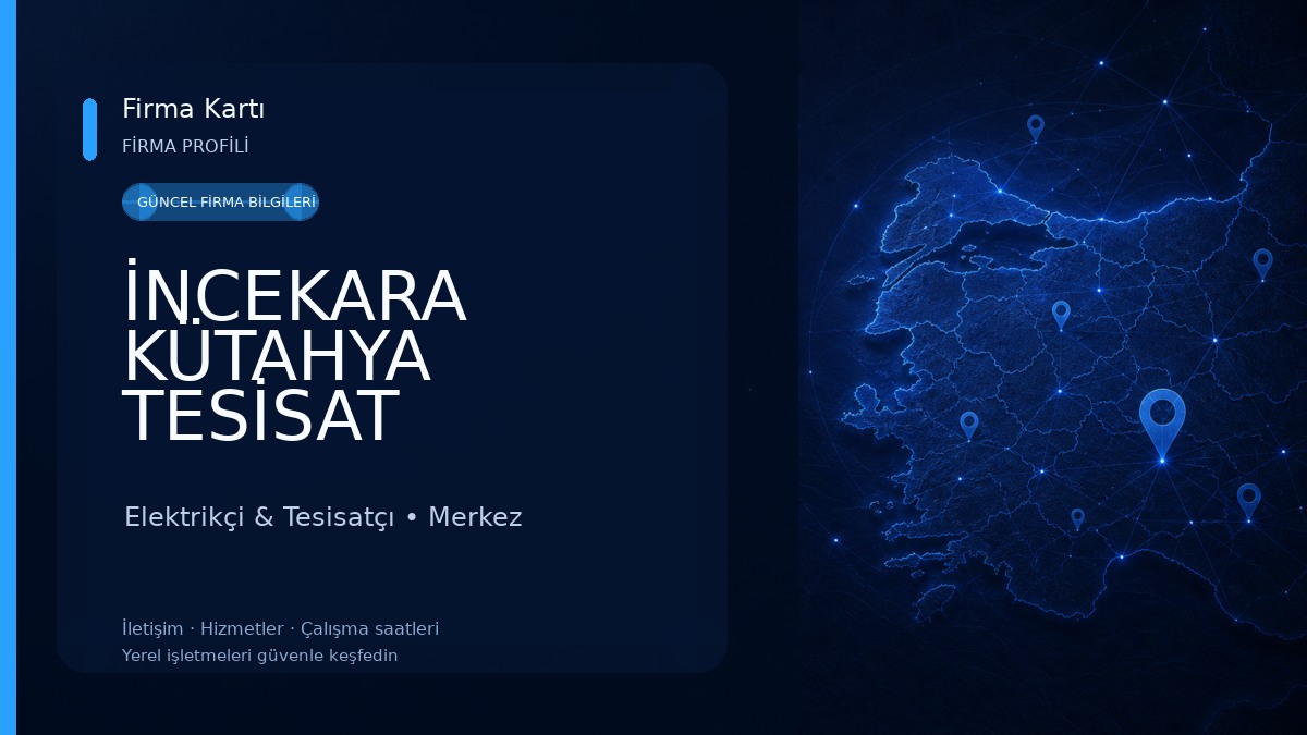 İNCEKARA KÜTAHYA TESİSAT