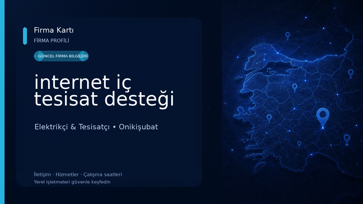 internet iç tesisat desteği Elektrikçi & Tesisatçı