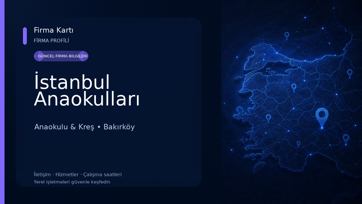 İstanbul Anaokulları Anaokulu & Kreş