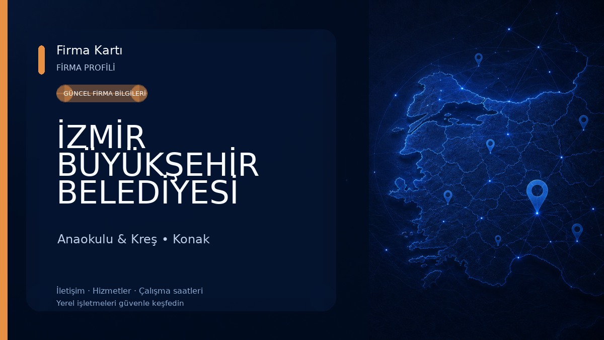 İZMİR BÜYÜKŞEHİR BELEDİYESİ İZELMAN A.Ş. Güzelyalı Nene Hatun Kreş ve Anaokulu Eğitim Merkezi