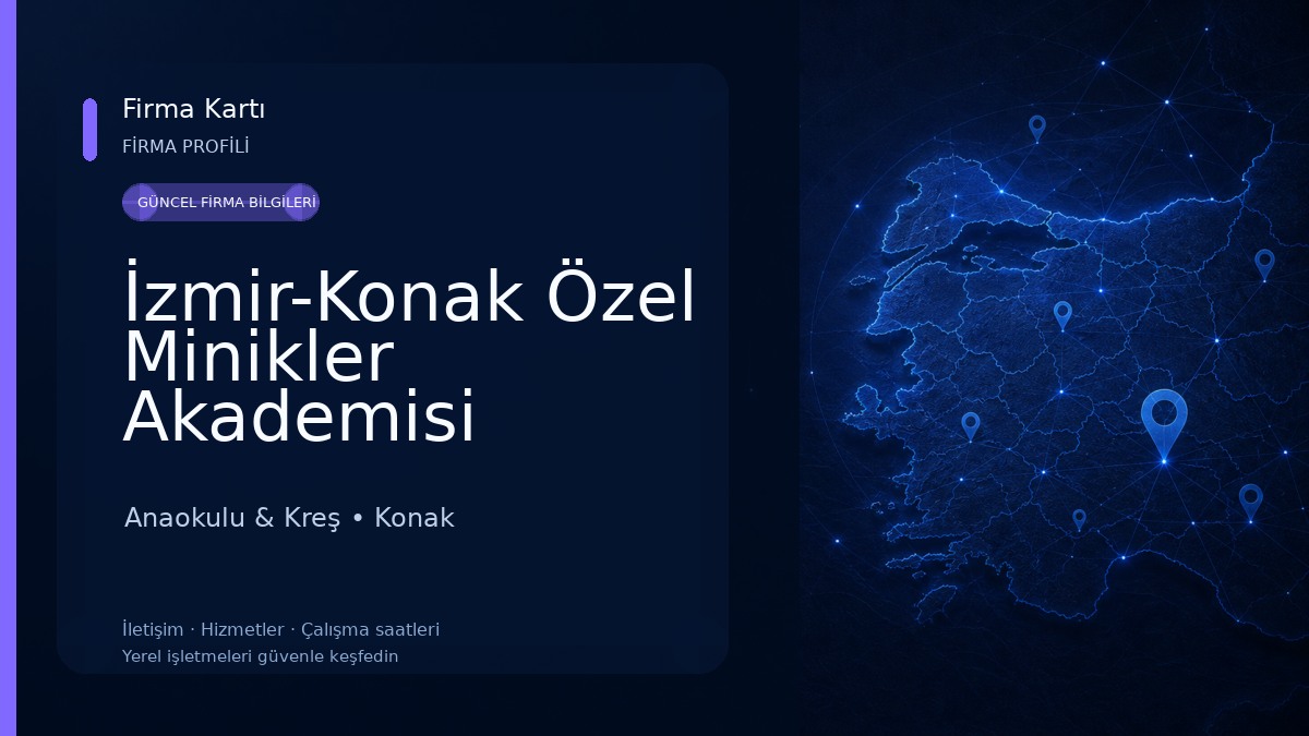 İzmir-Konak Özel Minikler Akademisi Anaokulu Anaokulu & Kreş