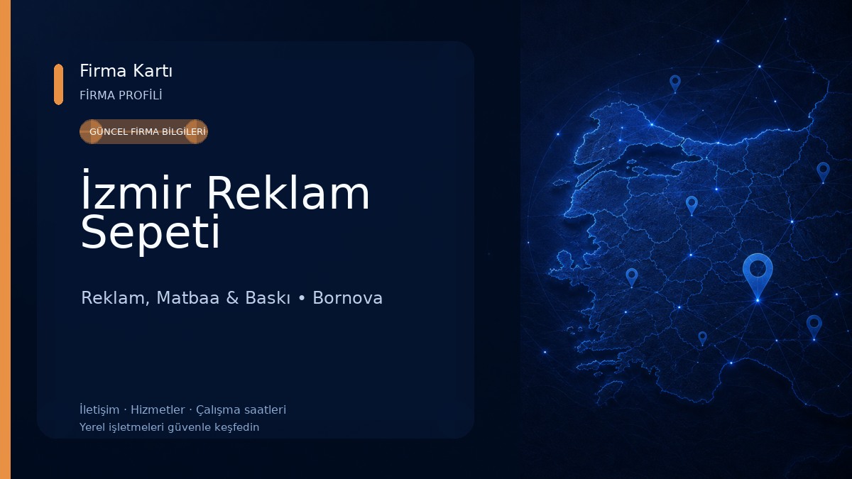 İzmir Reklam Sepeti Reklam, Matbaa & Baskı