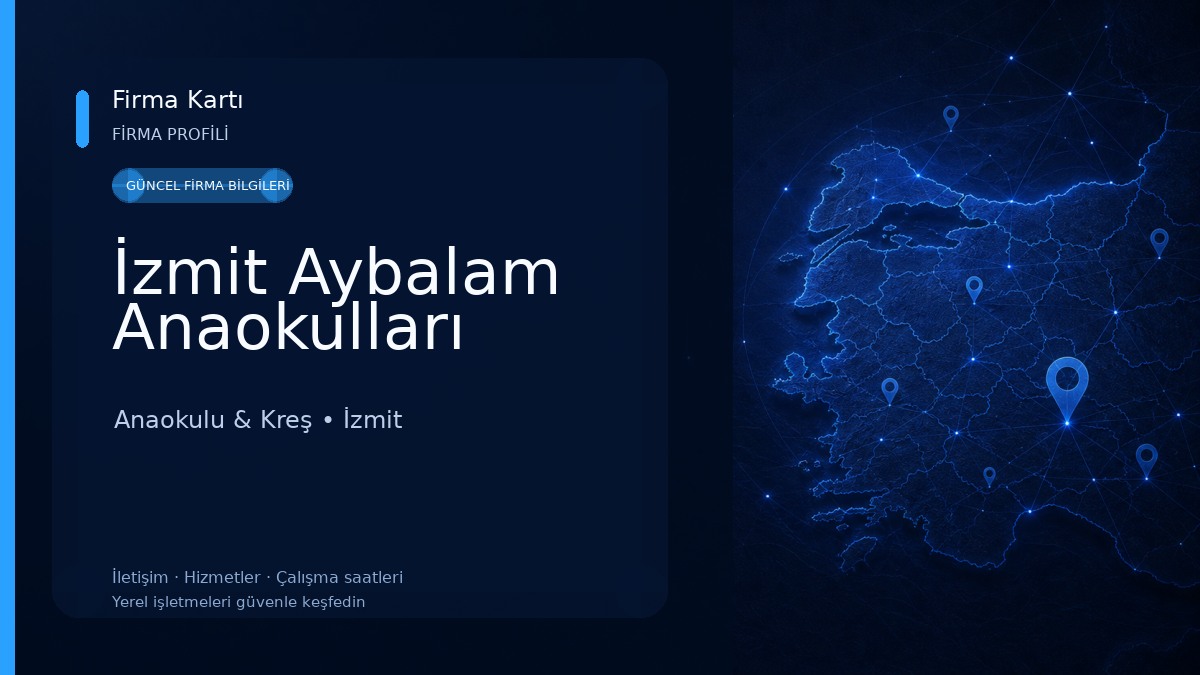 İzmit Aybalam Anaokulları Anaokulu & Kreş