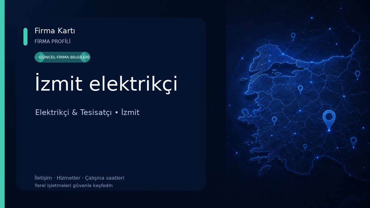 İzmit elektrikçi