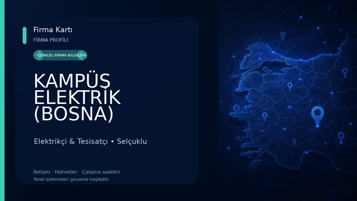 KAMPÜS ELEKTRİK (BOSNA) Elektrik arıza