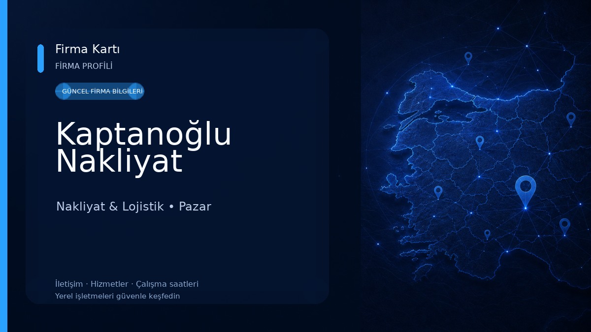 Kaptanoğlu Nakliyat