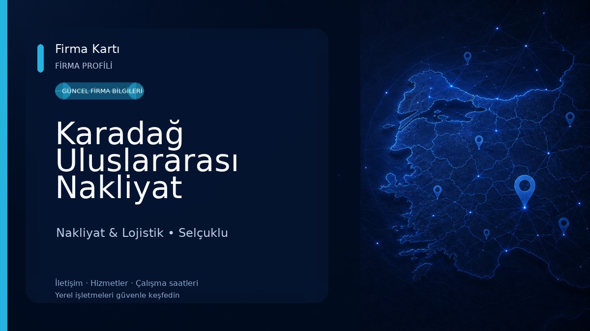 Karadağ Uluslararası Nakliyat Nakliyat & Lojistik