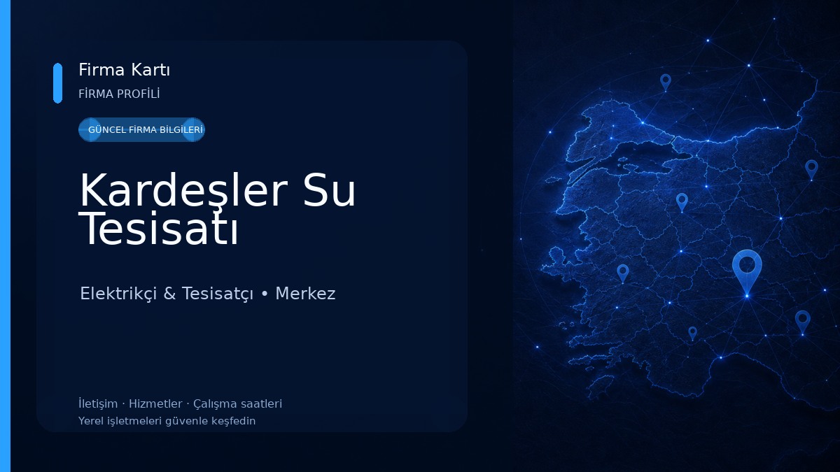 Kardeşler Su Tesisatı