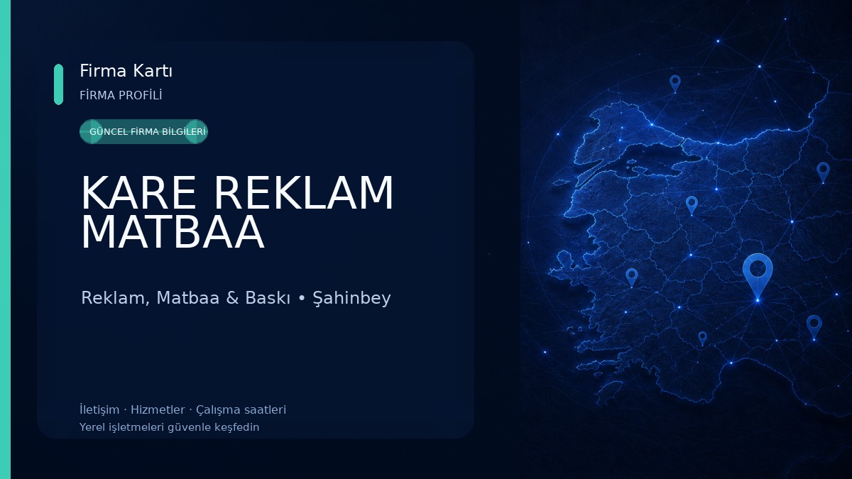 KARE REKLAM MATBAA