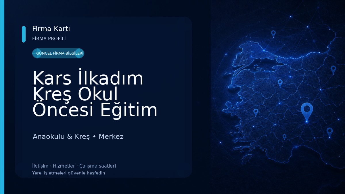 Kars İlkadım Kreş Okul Öncesi Eğitim