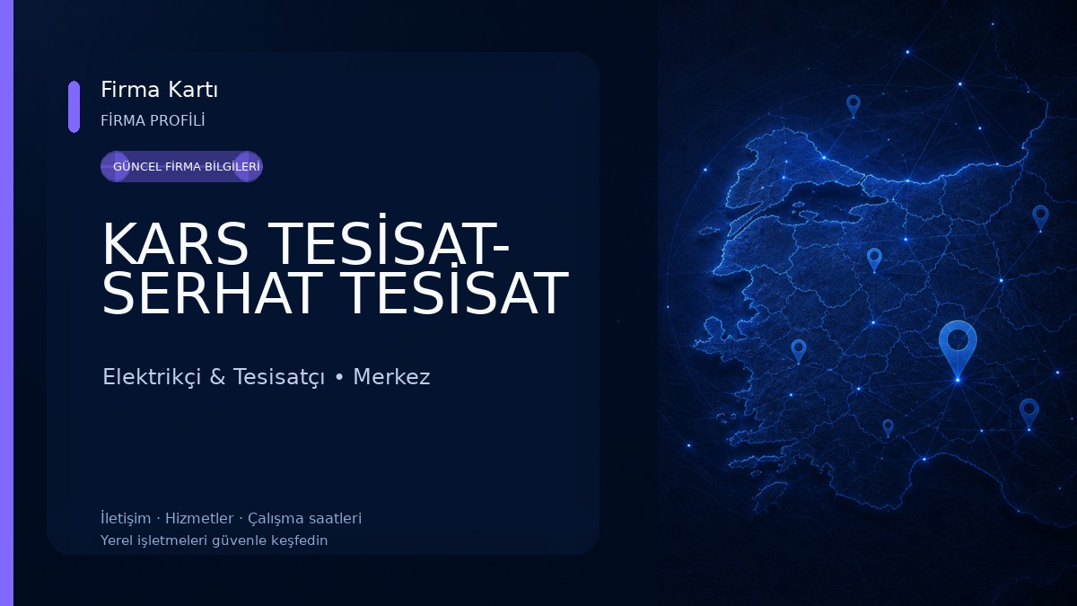 KARS TESİSAT- SERHAT TESİSAT