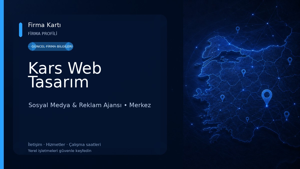 Kars Web Tasarım Sosyal Medya & Reklam Ajansı