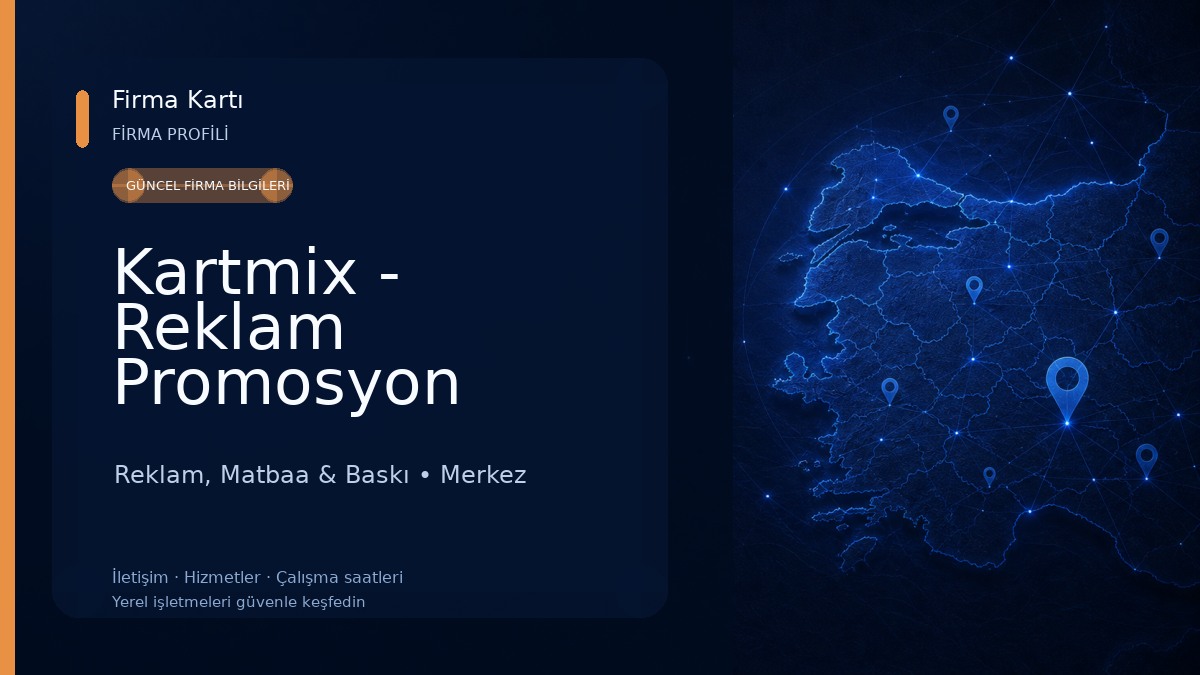Kartmix - Reklam Promosyon Matbaa Tabela