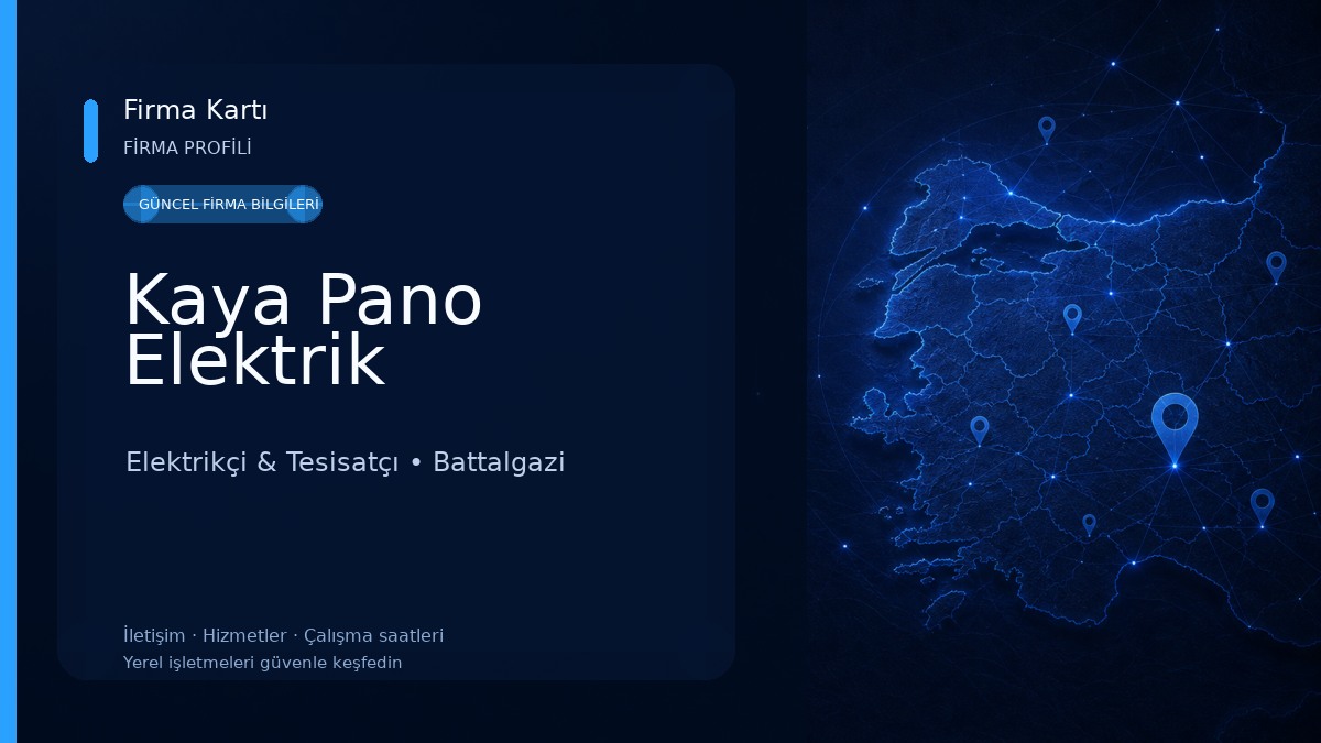 Kaya Pano Elektrik