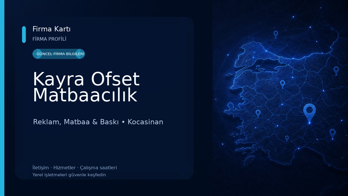 Kayra Ofset Matbaacılık Reklam, Matbaa & Baskı